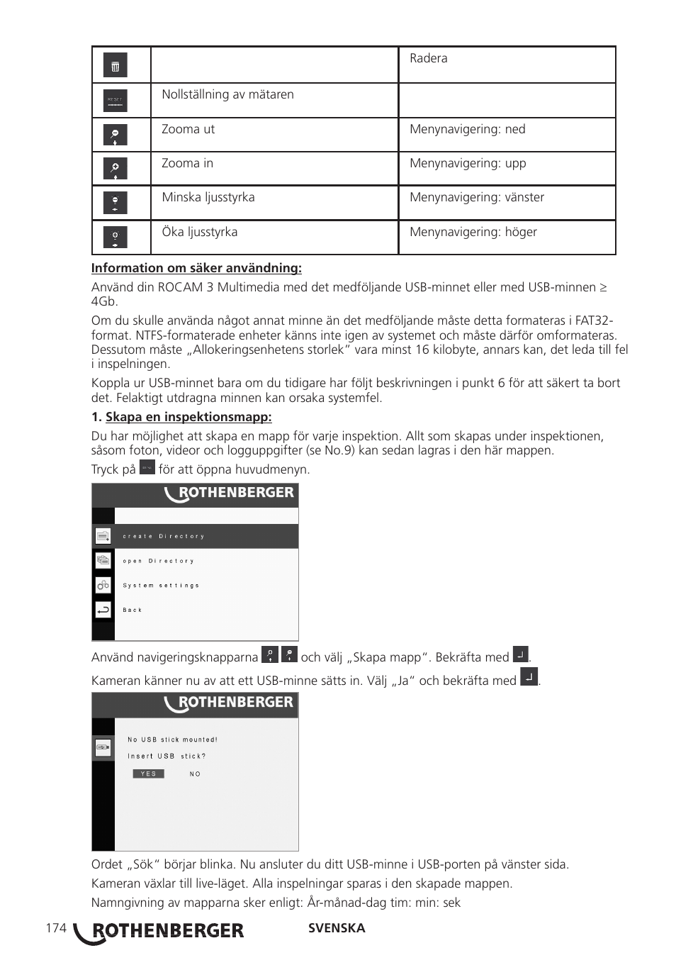 ROTHENBERGER ROCAM 3 Multimedia User Manual | Page 176 / 360