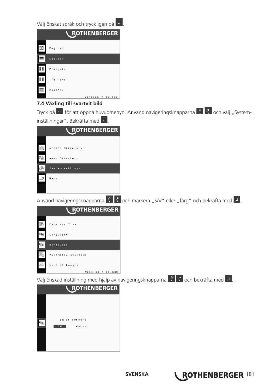 ROTHENBERGER ROCAM 3 Multimedia User Manual | Page 183 / 360