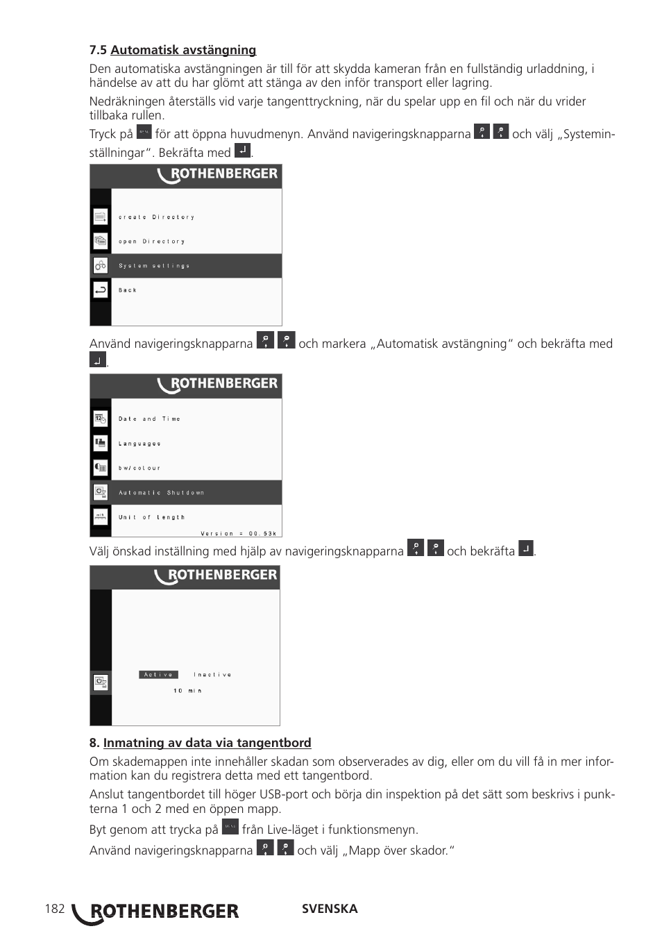 ROTHENBERGER ROCAM 3 Multimedia User Manual | Page 184 / 360