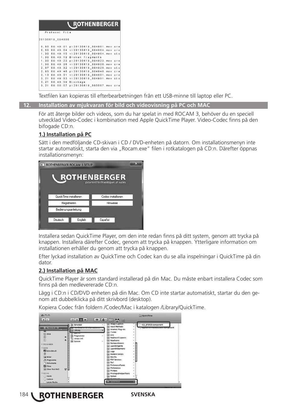 ROTHENBERGER ROCAM 3 Multimedia User Manual | Page 186 / 360