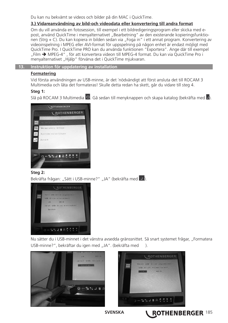 ROTHENBERGER ROCAM 3 Multimedia User Manual | Page 187 / 360