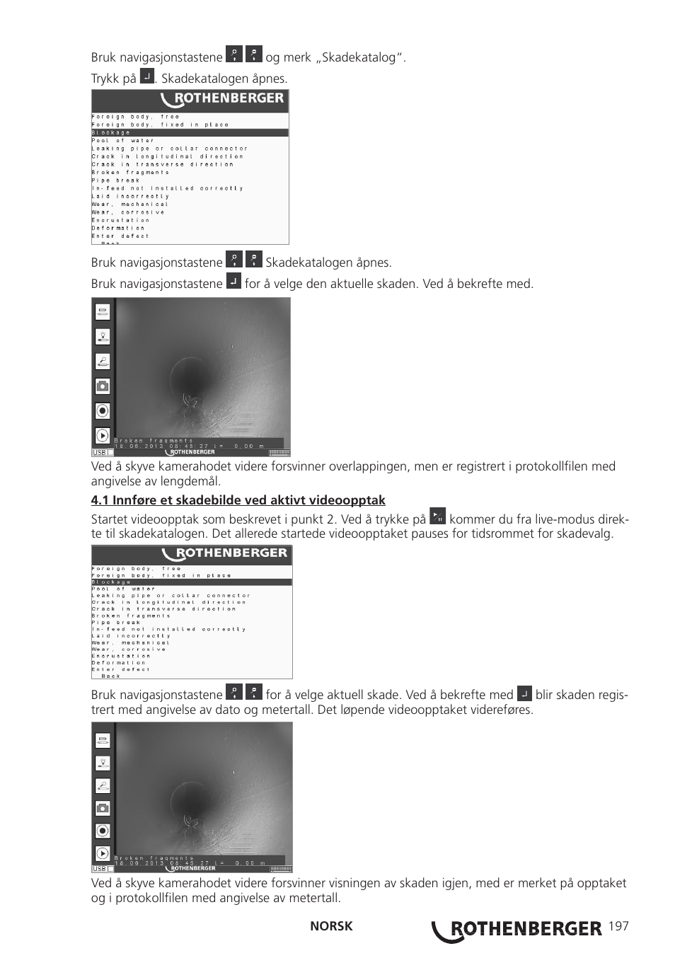 ROTHENBERGER ROCAM 3 Multimedia User Manual | Page 199 / 360