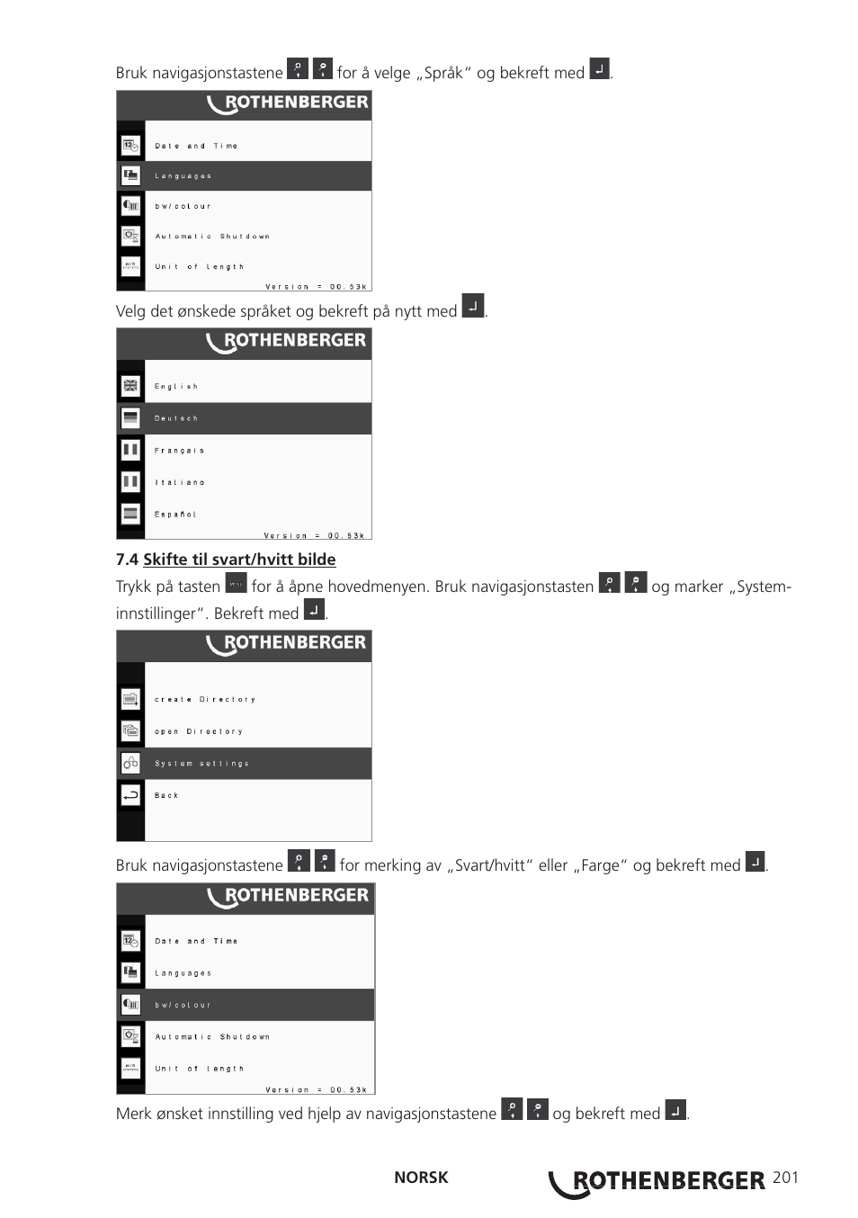 ROTHENBERGER ROCAM 3 Multimedia User Manual | Page 203 / 360
