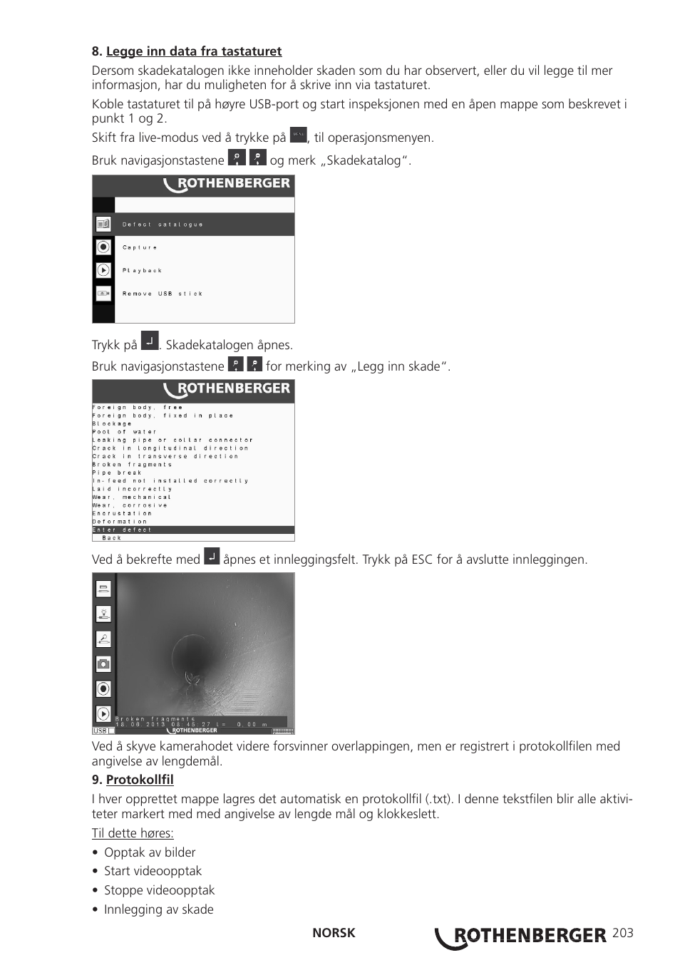 ROTHENBERGER ROCAM 3 Multimedia User Manual | Page 205 / 360