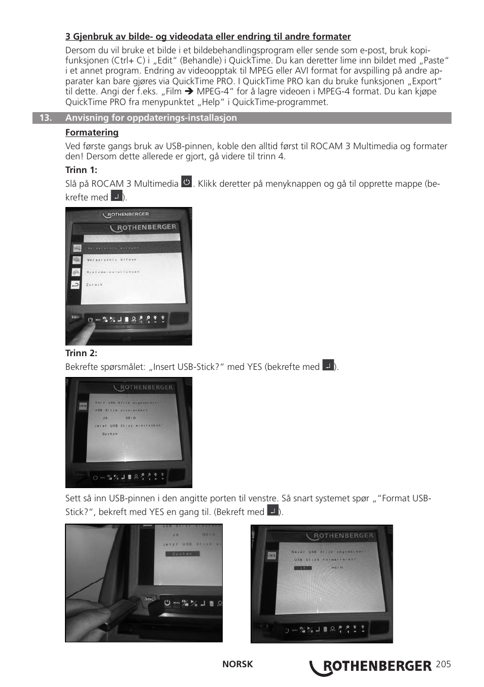 ROTHENBERGER ROCAM 3 Multimedia User Manual | Page 207 / 360