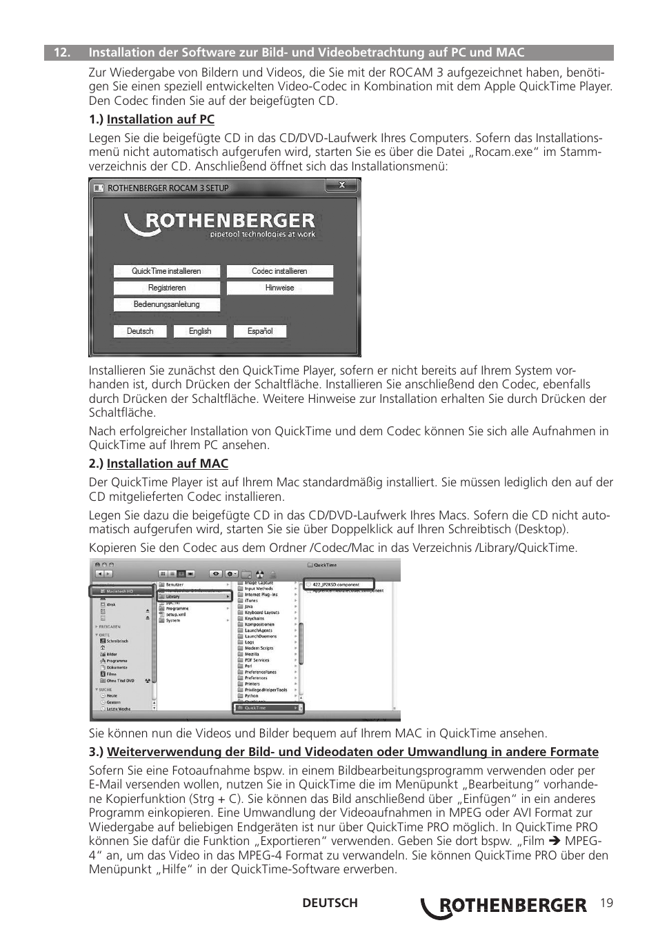 ROTHENBERGER ROCAM 3 Multimedia User Manual | Page 21 / 360