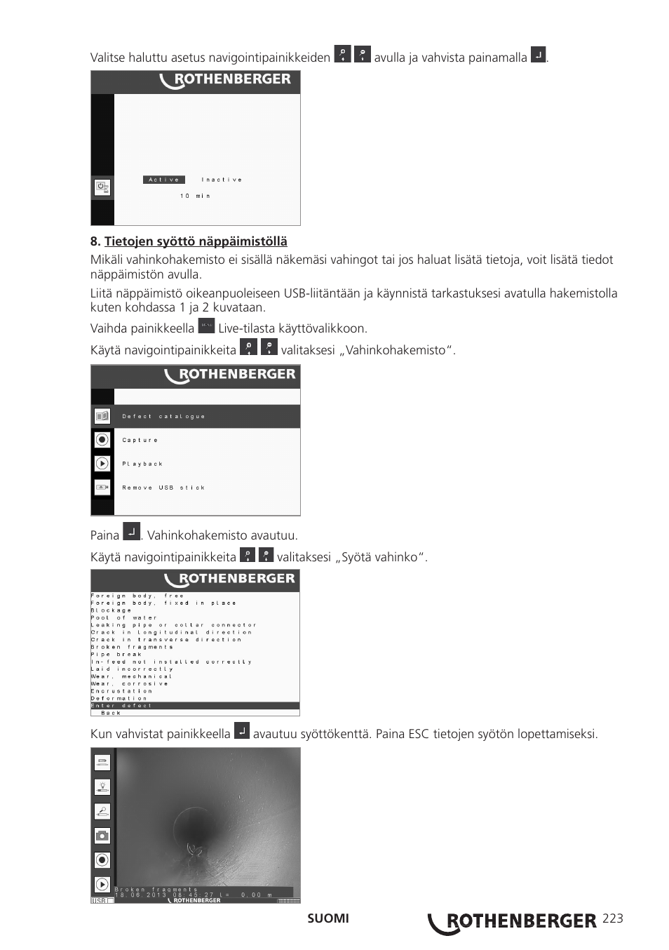 ROTHENBERGER ROCAM 3 Multimedia User Manual | Page 225 / 360