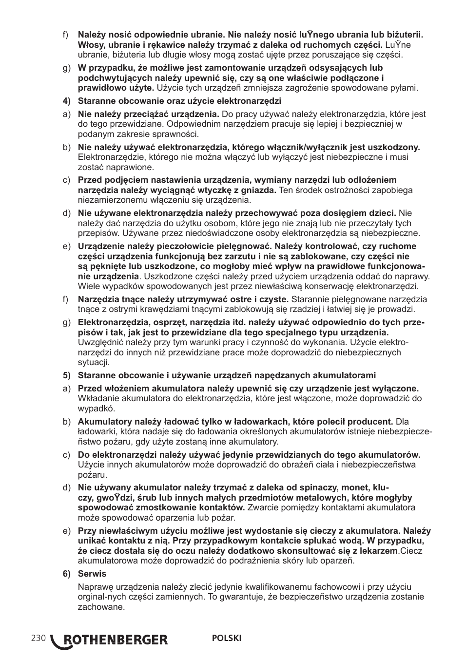 ROTHENBERGER ROCAM 3 Multimedia User Manual | Page 232 / 360
