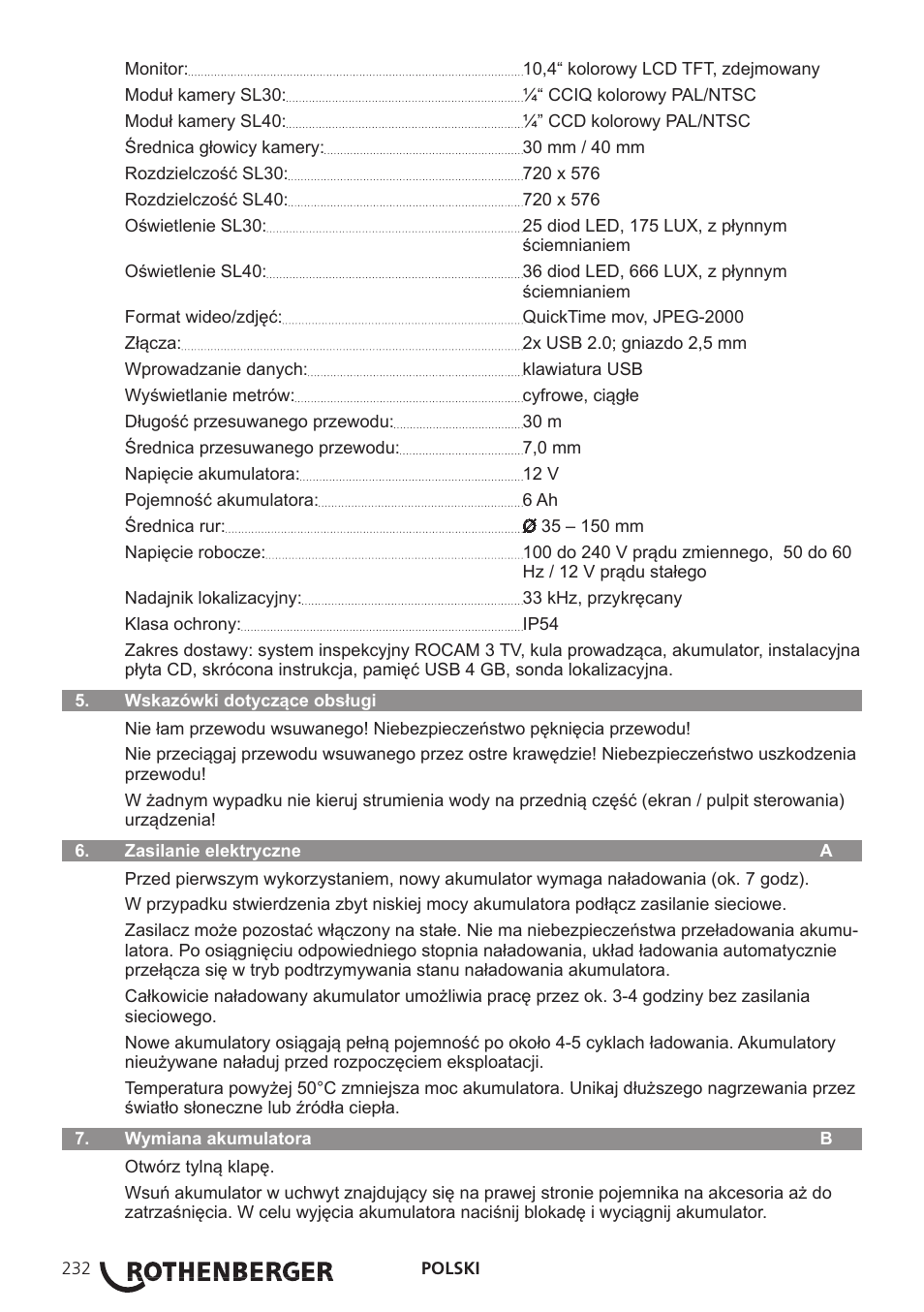 ROTHENBERGER ROCAM 3 Multimedia User Manual | Page 234 / 360