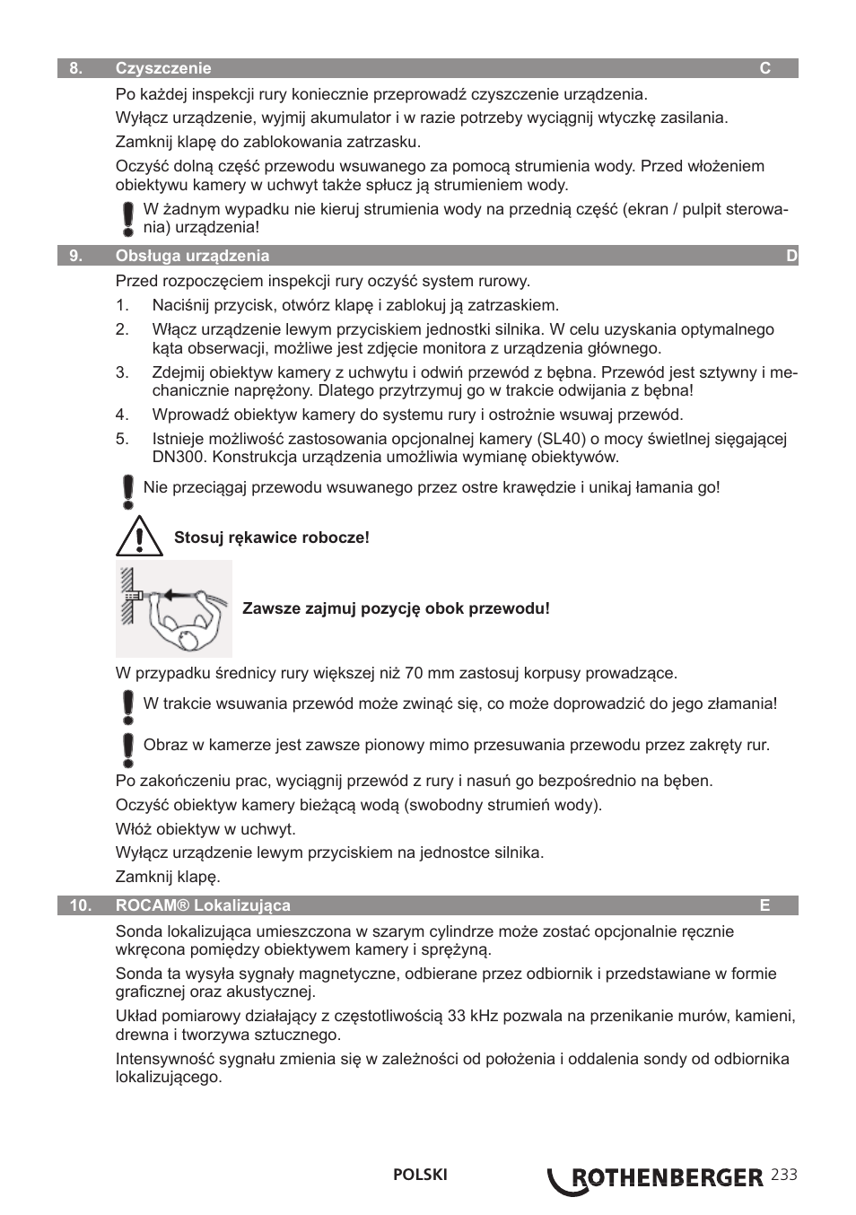 ROTHENBERGER ROCAM 3 Multimedia User Manual | Page 235 / 360