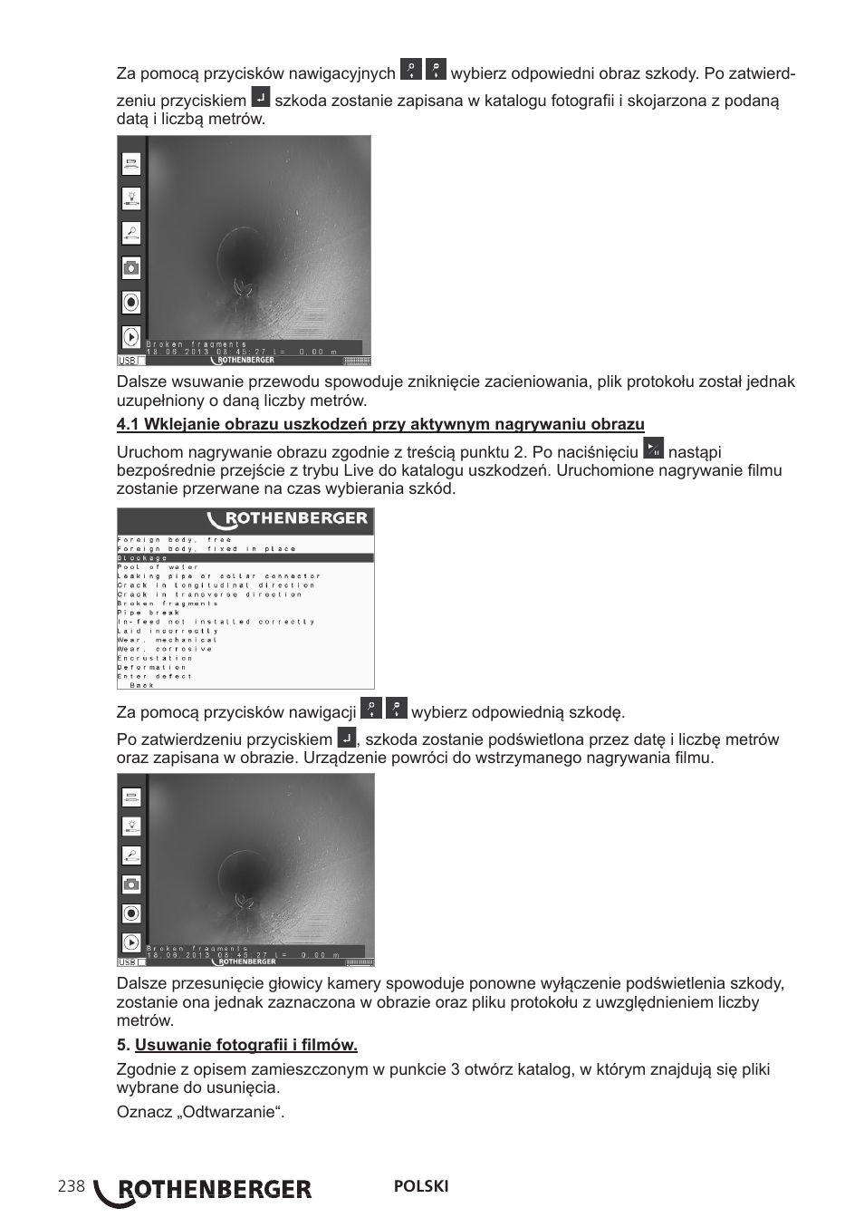 ROTHENBERGER ROCAM 3 Multimedia User Manual | Page 240 / 360