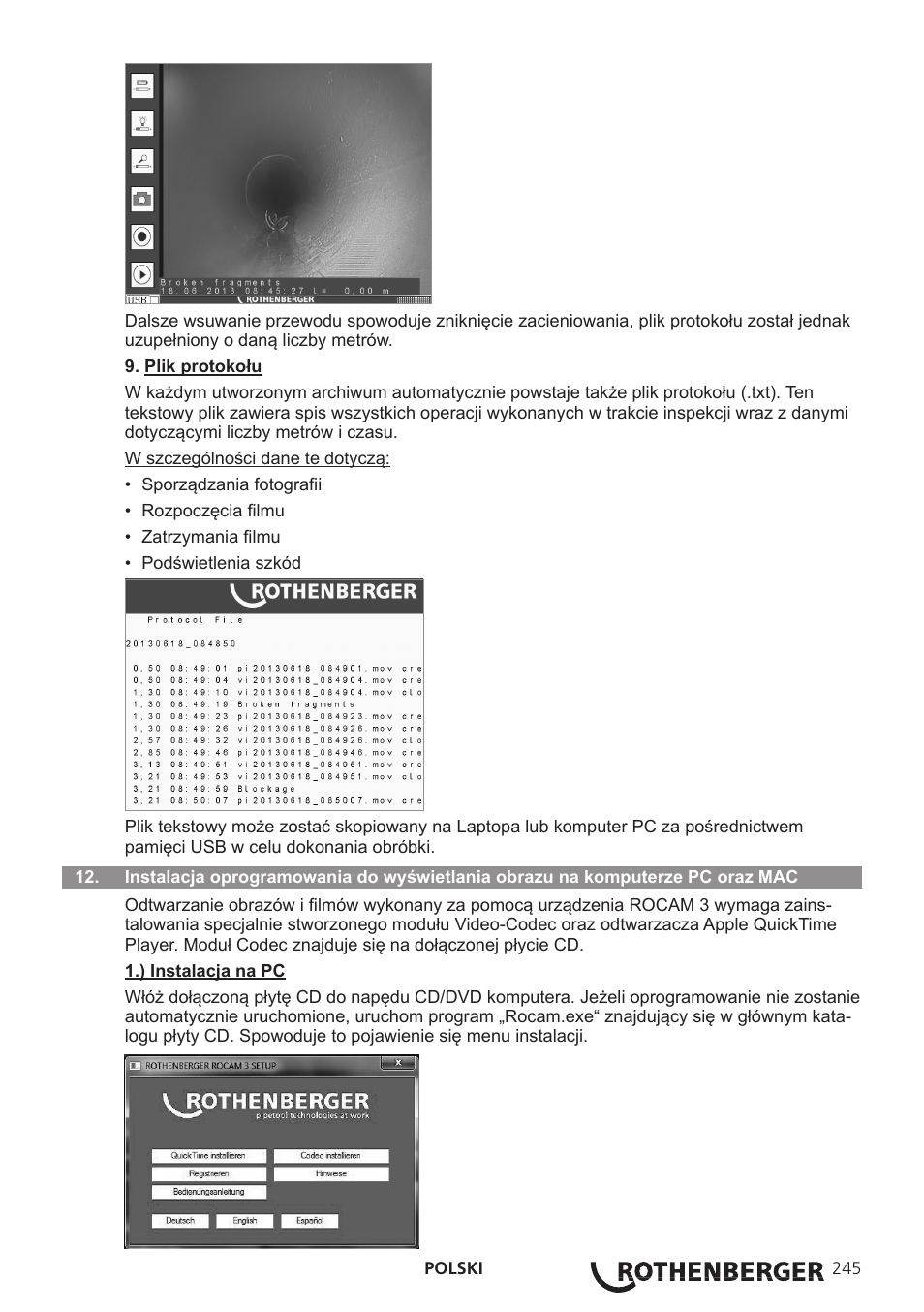 ROTHENBERGER ROCAM 3 Multimedia User Manual | Page 247 / 360
