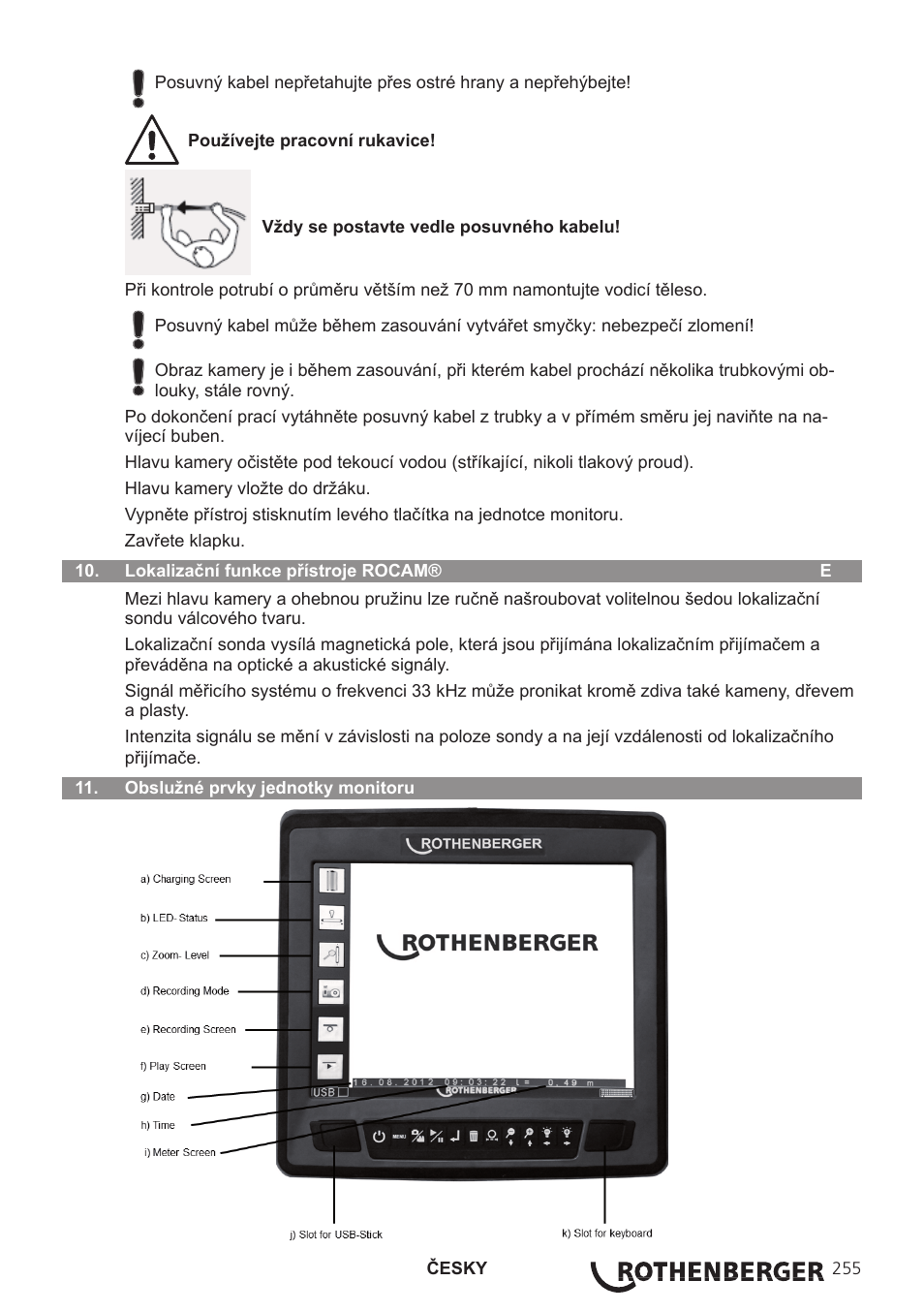 ROTHENBERGER ROCAM 3 Multimedia User Manual | Page 257 / 360