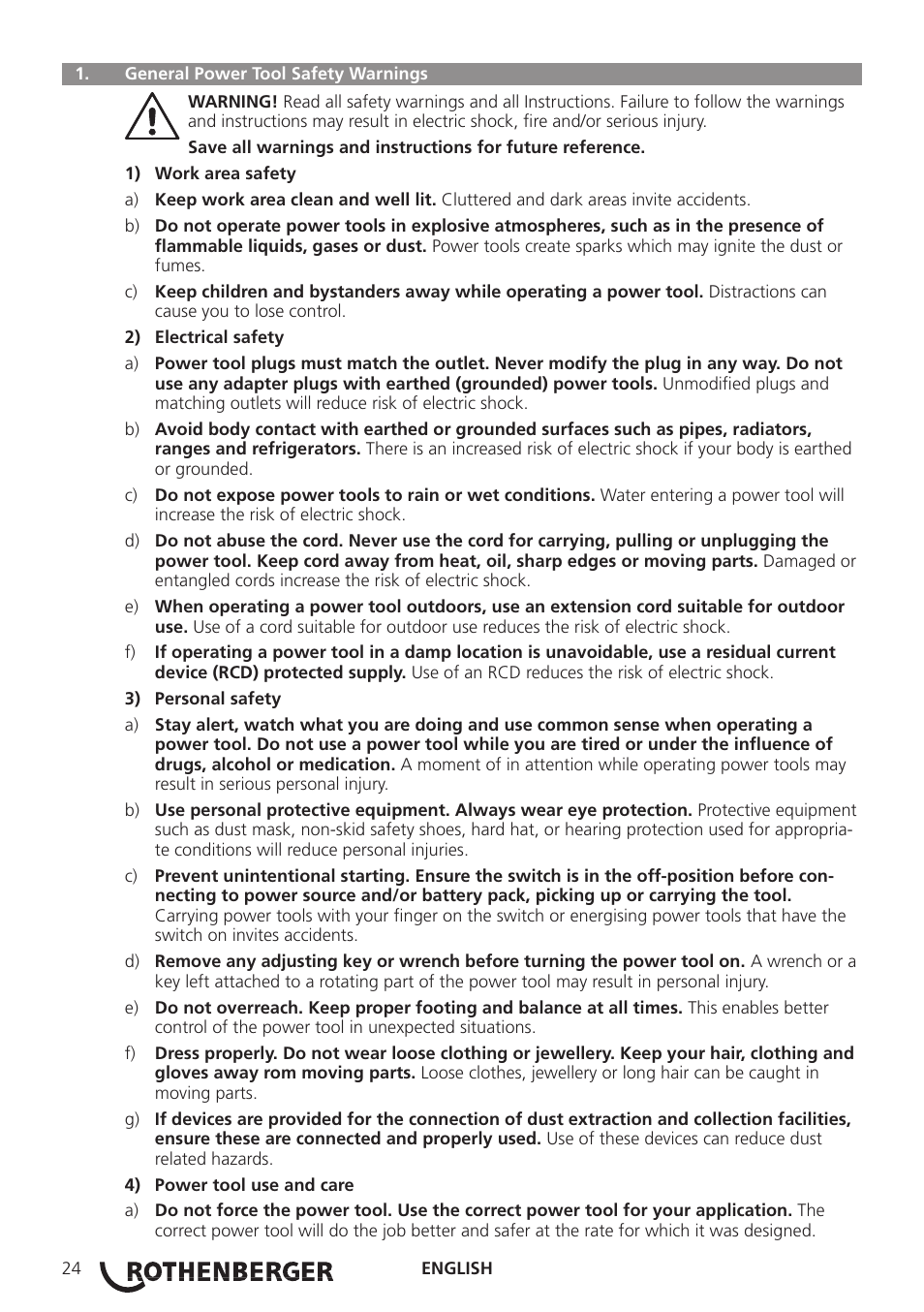 ROTHENBERGER ROCAM 3 Multimedia User Manual | Page 26 / 360