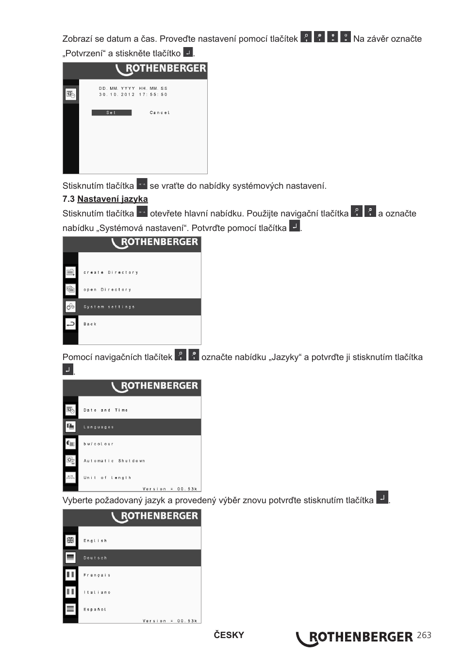 ROTHENBERGER ROCAM 3 Multimedia User Manual | Page 265 / 360