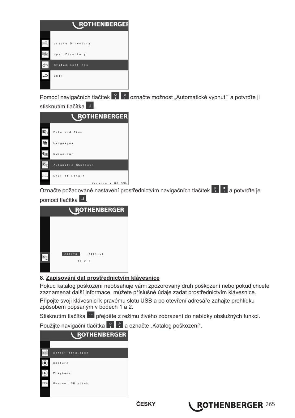 ROTHENBERGER ROCAM 3 Multimedia User Manual | Page 267 / 360