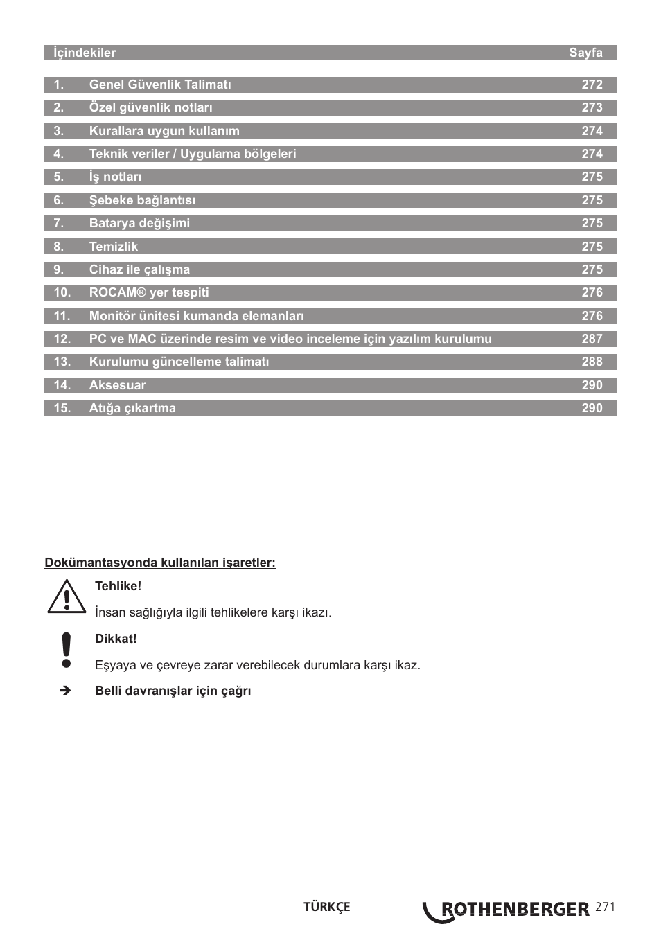 ROTHENBERGER ROCAM 3 Multimedia User Manual | Page 273 / 360