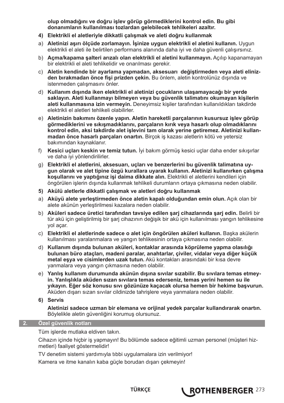 ROTHENBERGER ROCAM 3 Multimedia User Manual | Page 275 / 360
