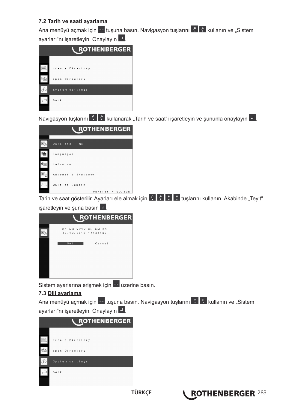 ROTHENBERGER ROCAM 3 Multimedia User Manual | Page 285 / 360