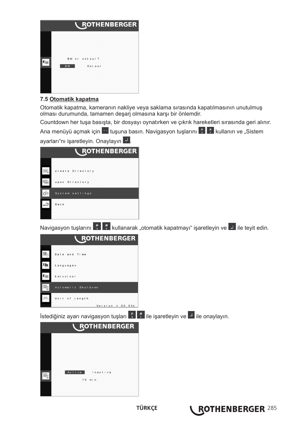 ROTHENBERGER ROCAM 3 Multimedia User Manual | Page 287 / 360