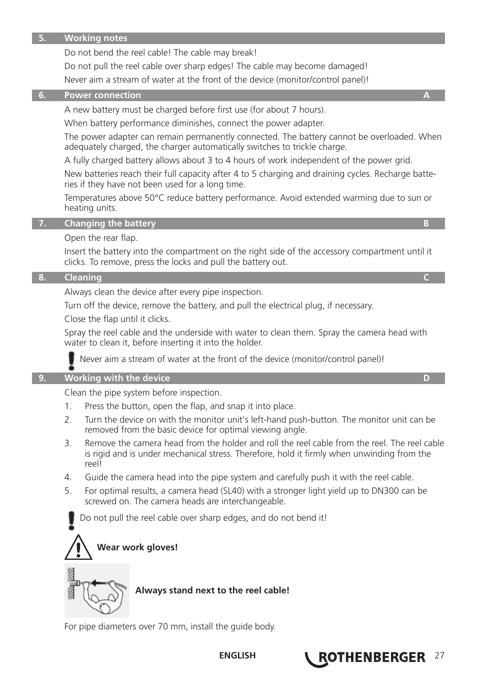 ROTHENBERGER ROCAM 3 Multimedia User Manual | Page 29 / 360