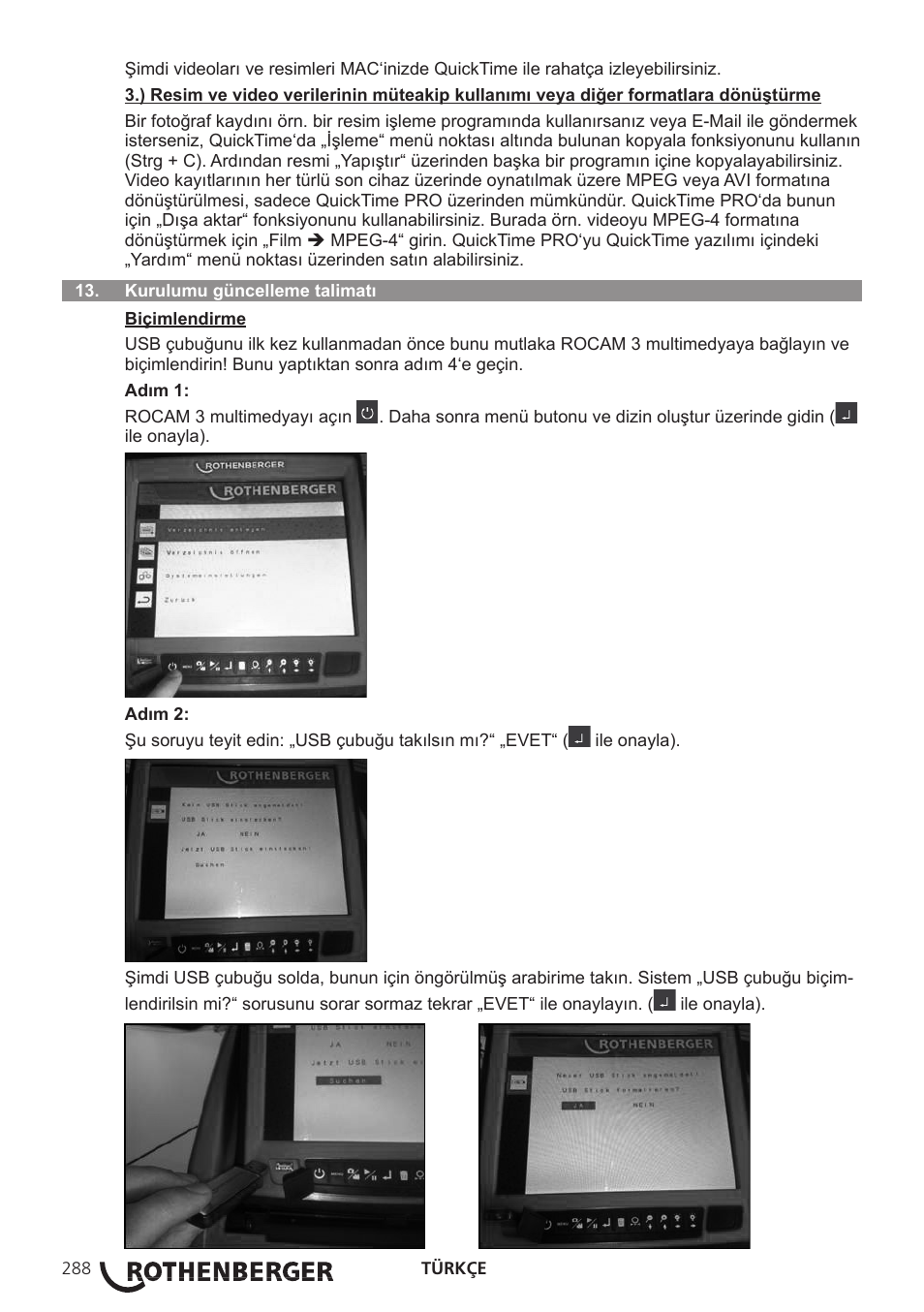 ROTHENBERGER ROCAM 3 Multimedia User Manual | Page 290 / 360