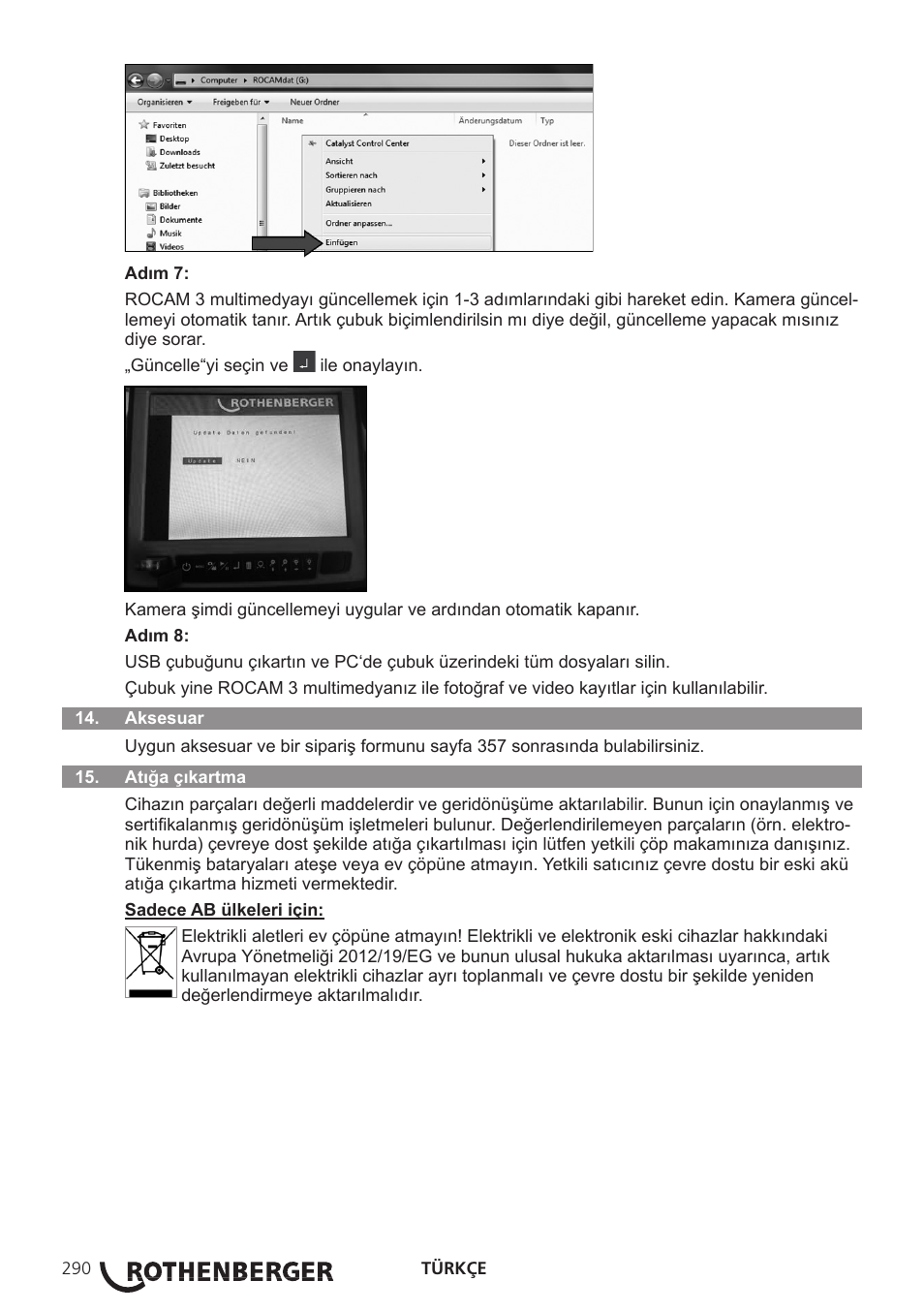 ROTHENBERGER ROCAM 3 Multimedia User Manual | Page 292 / 360