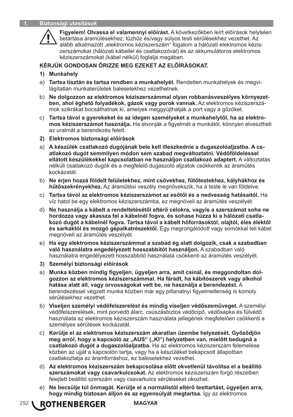 ROTHENBERGER ROCAM 3 Multimedia User Manual | Page 294 / 360