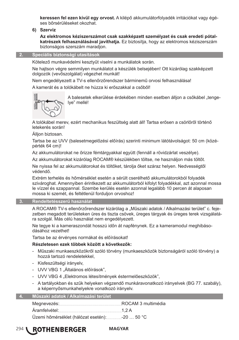 ROTHENBERGER ROCAM 3 Multimedia User Manual | Page 296 / 360