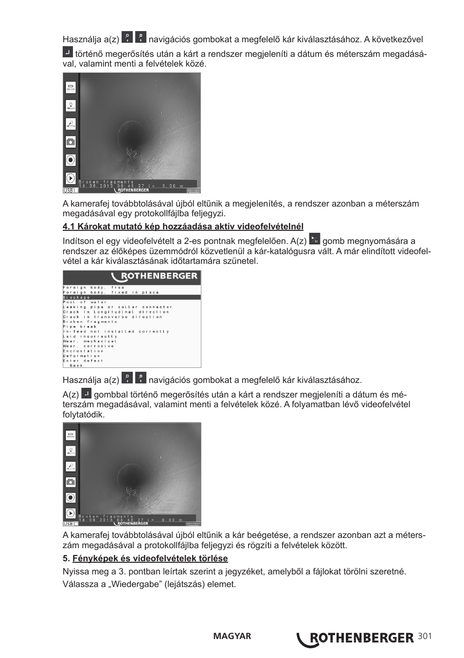 ROTHENBERGER ROCAM 3 Multimedia User Manual | Page 303 / 360