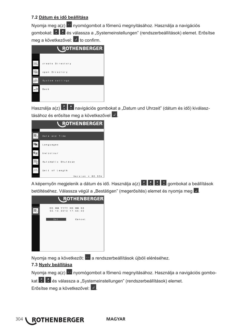 ROTHENBERGER ROCAM 3 Multimedia User Manual | Page 306 / 360