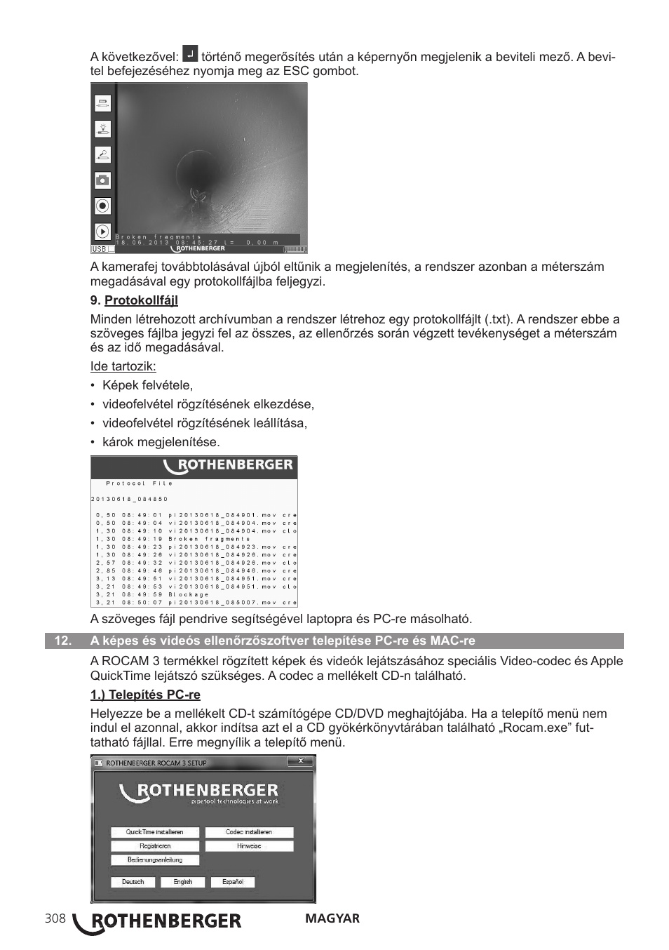 ROTHENBERGER ROCAM 3 Multimedia User Manual | Page 310 / 360