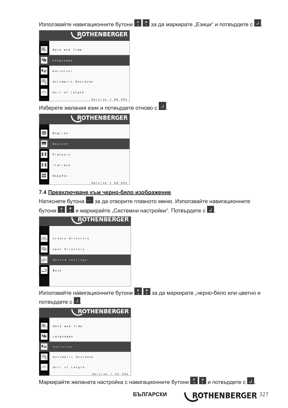 ROTHENBERGER ROCAM 3 Multimedia User Manual | Page 329 / 360
