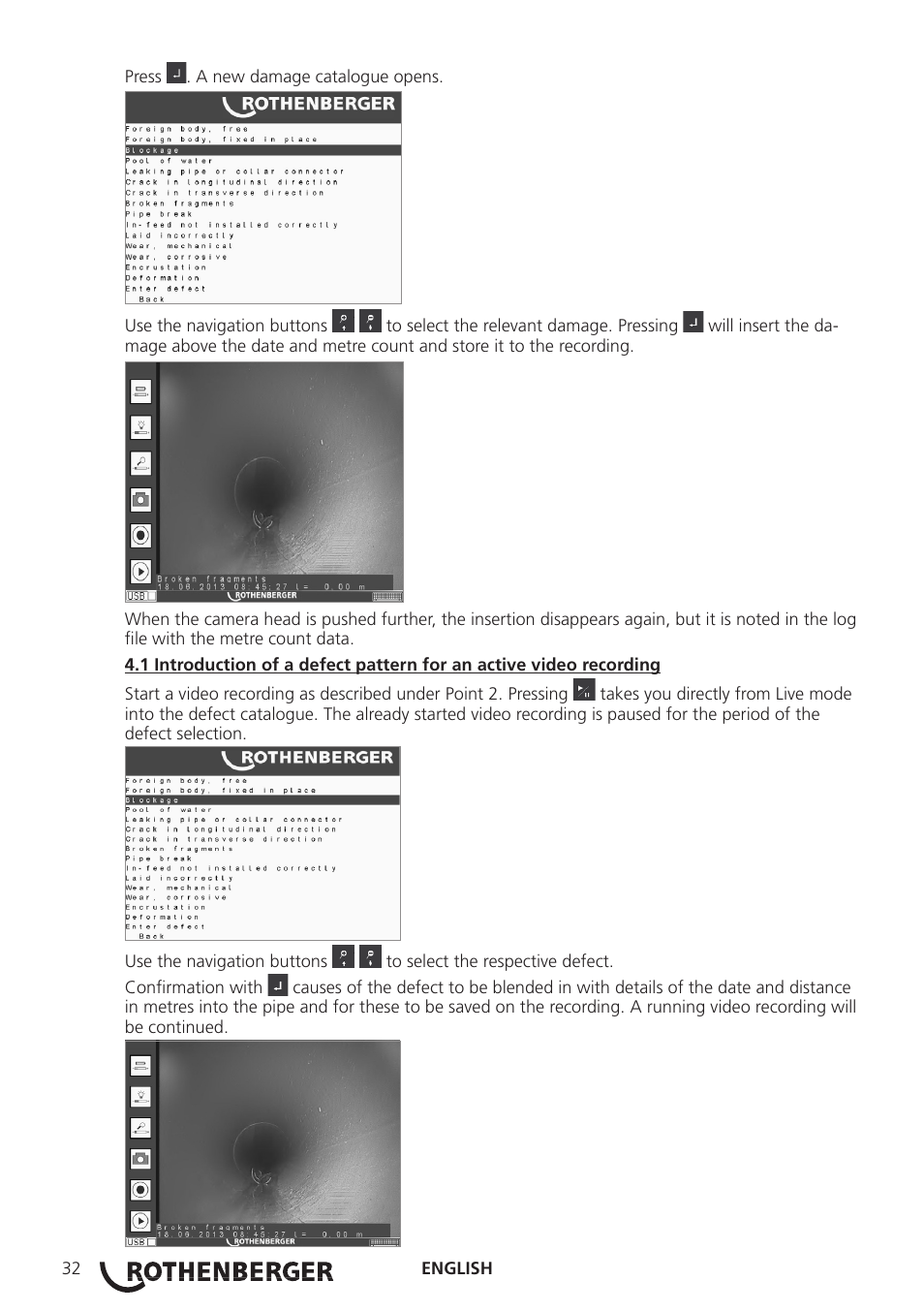 ROTHENBERGER ROCAM 3 Multimedia User Manual | Page 34 / 360