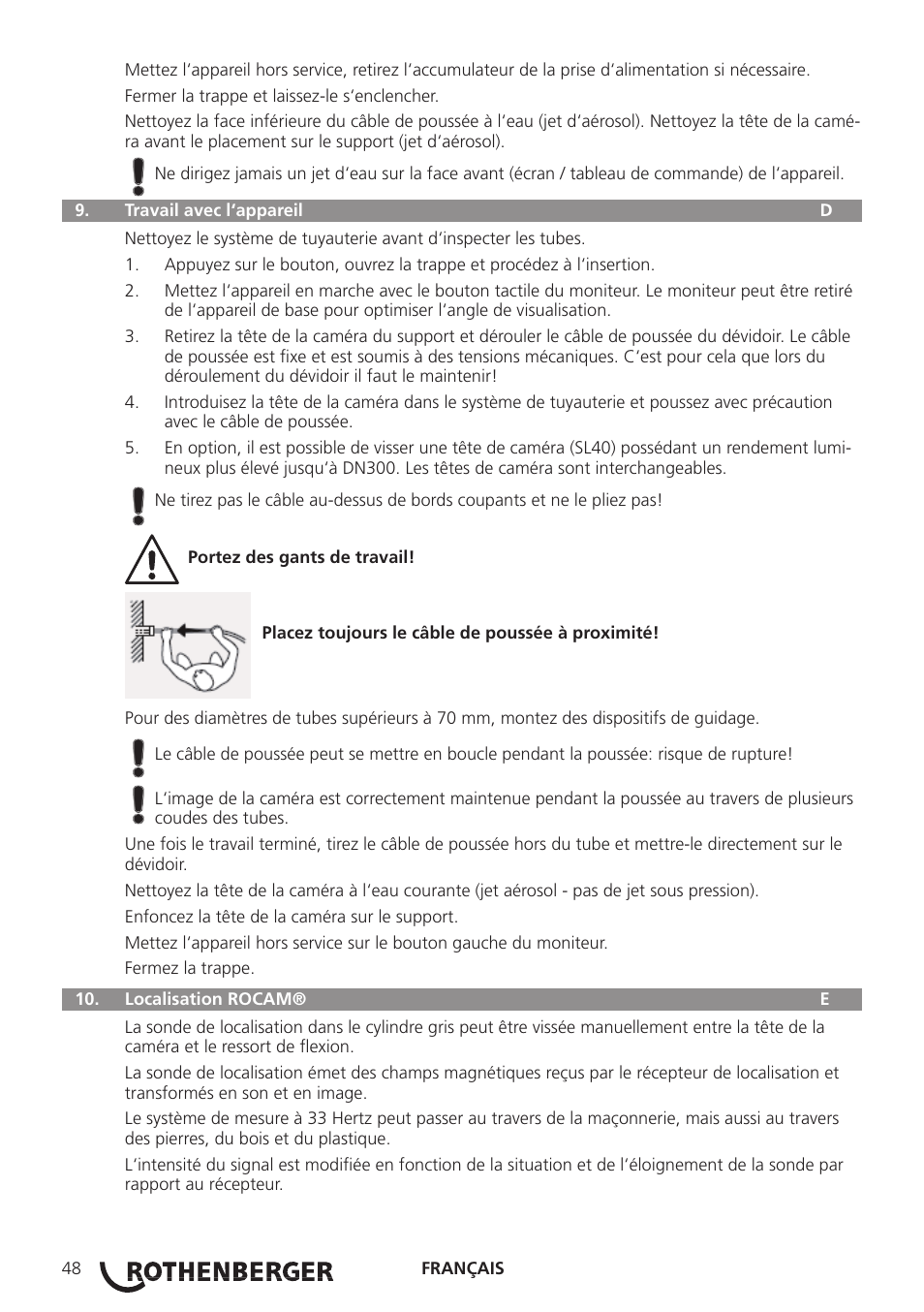 ROTHENBERGER ROCAM 3 Multimedia User Manual | Page 50 / 360