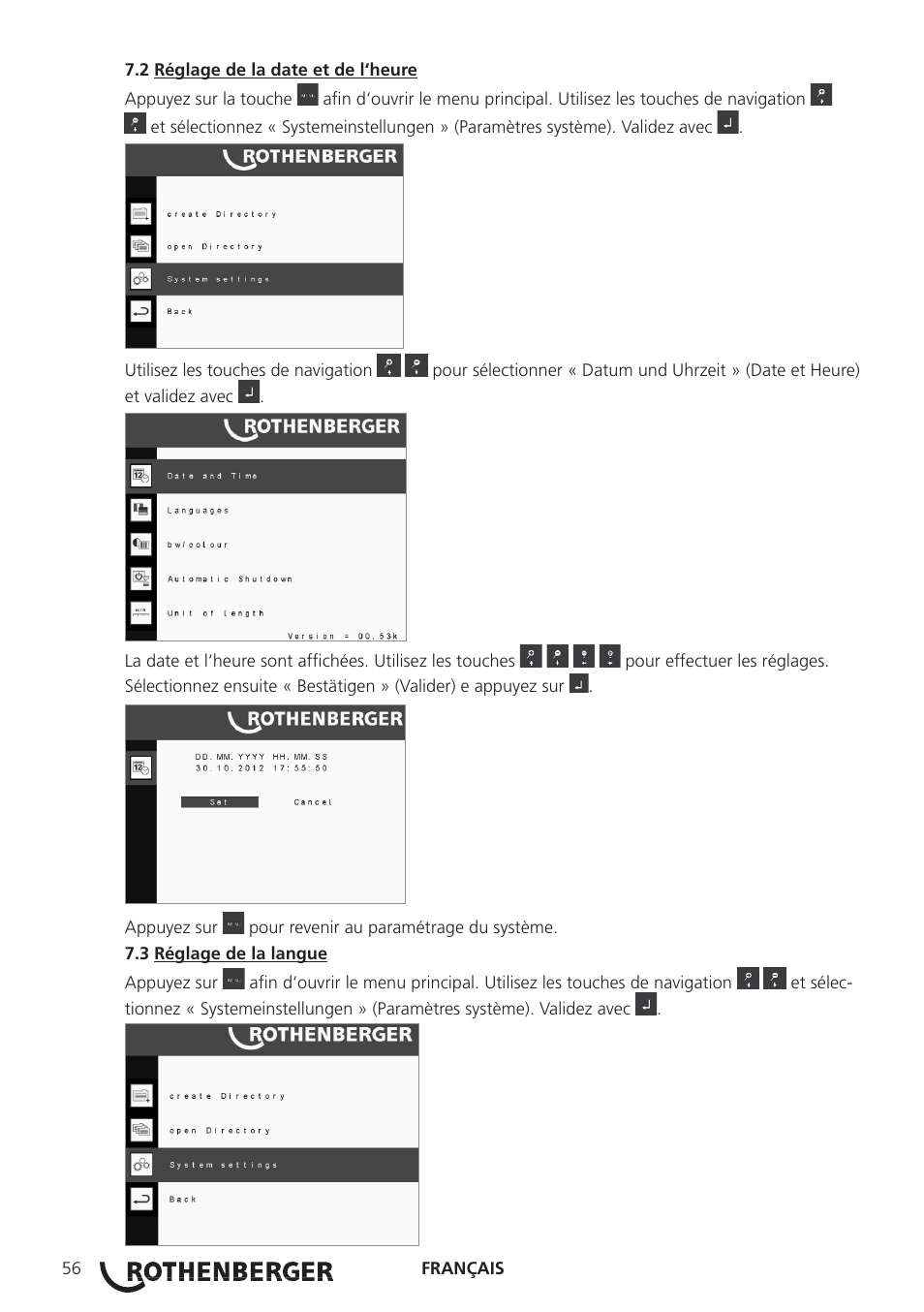 ROTHENBERGER ROCAM 3 Multimedia User Manual | Page 58 / 360