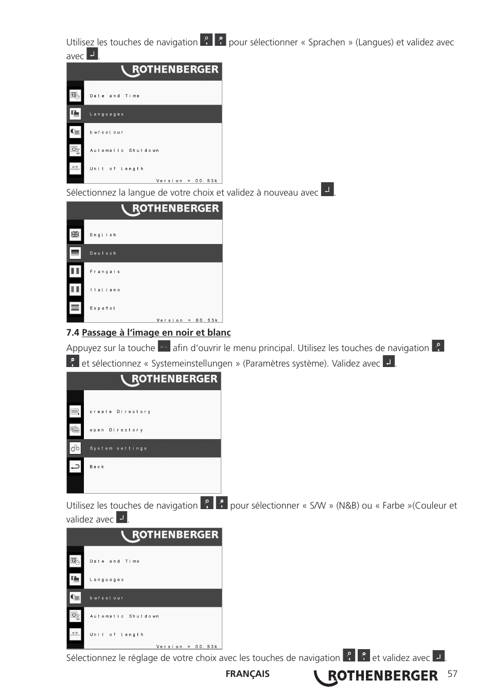 ROTHENBERGER ROCAM 3 Multimedia User Manual | Page 59 / 360