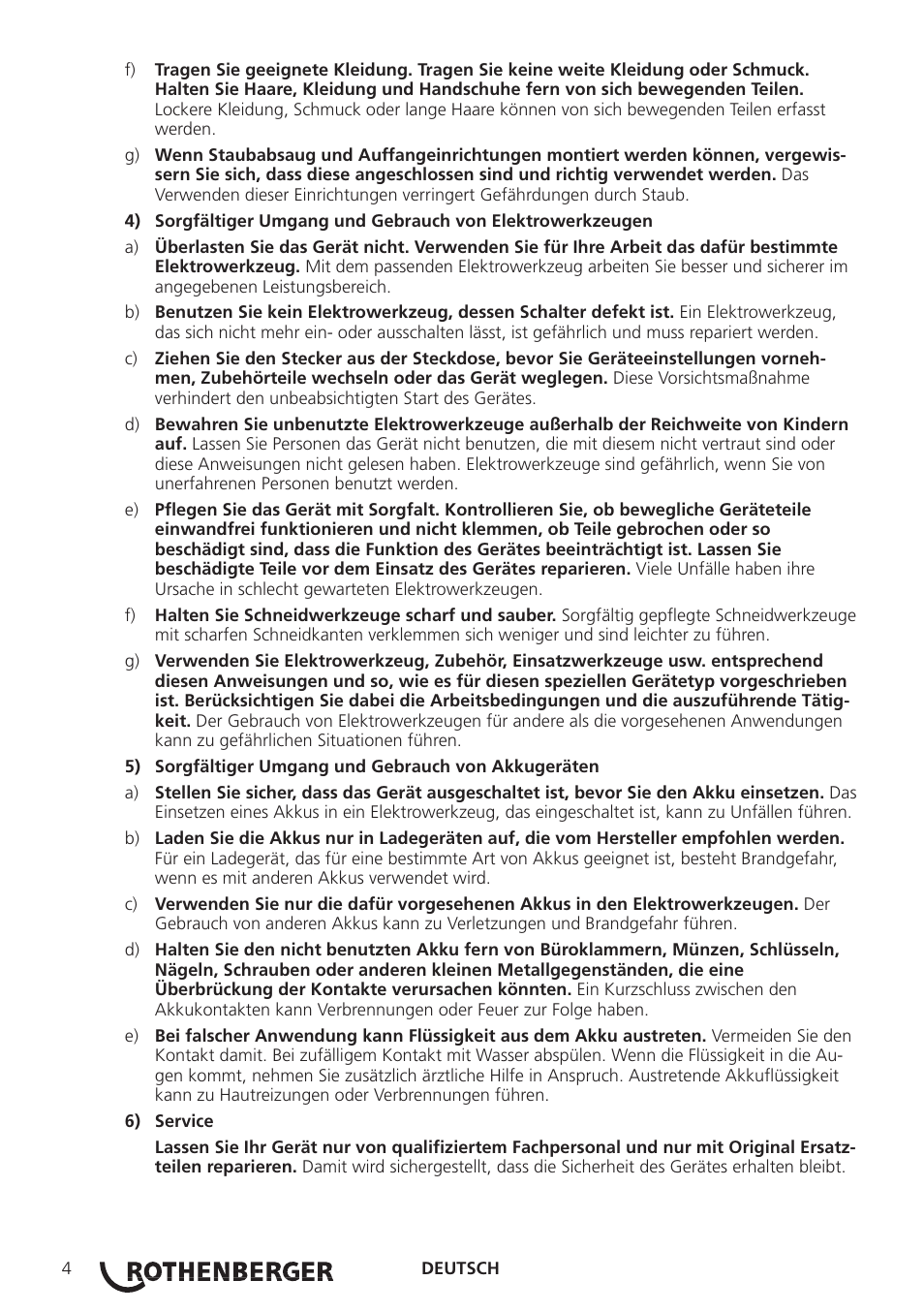 ROTHENBERGER ROCAM 3 Multimedia User Manual | Page 6 / 360