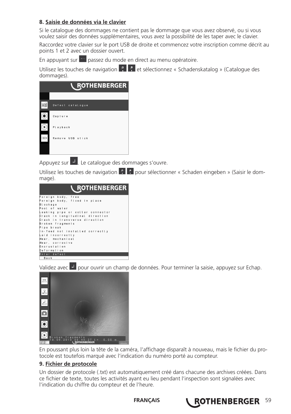 ROTHENBERGER ROCAM 3 Multimedia User Manual | Page 61 / 360