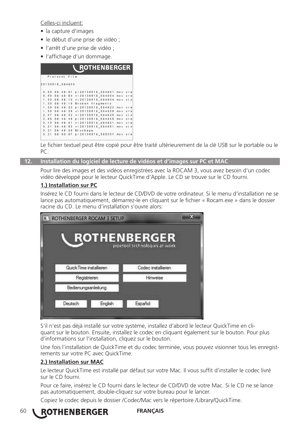 ROTHENBERGER ROCAM 3 Multimedia User Manual | Page 62 / 360
