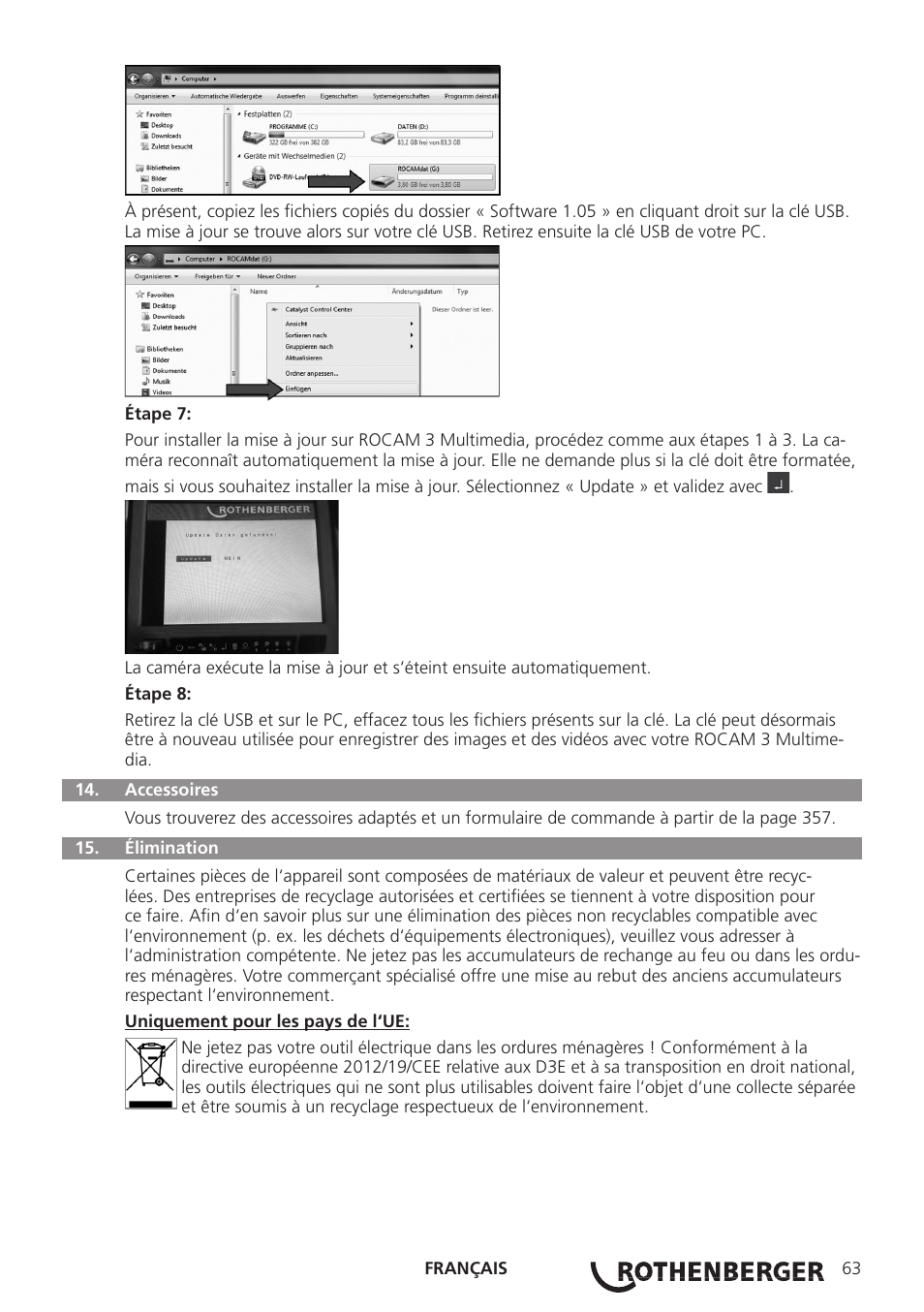 ROTHENBERGER ROCAM 3 Multimedia User Manual | Page 65 / 360