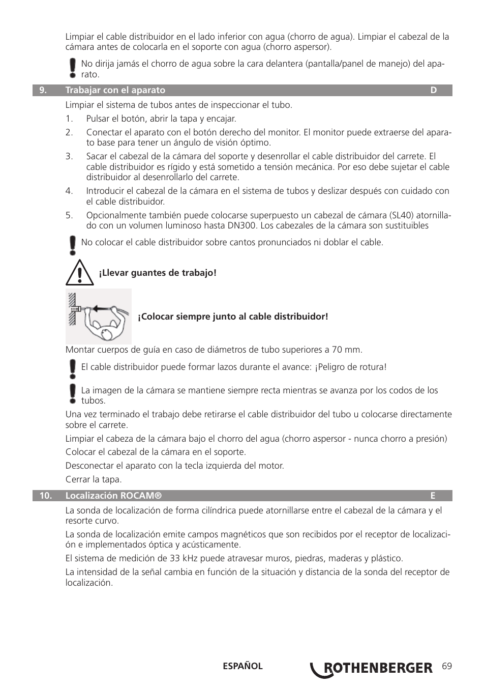 ROTHENBERGER ROCAM 3 Multimedia User Manual | Page 71 / 360