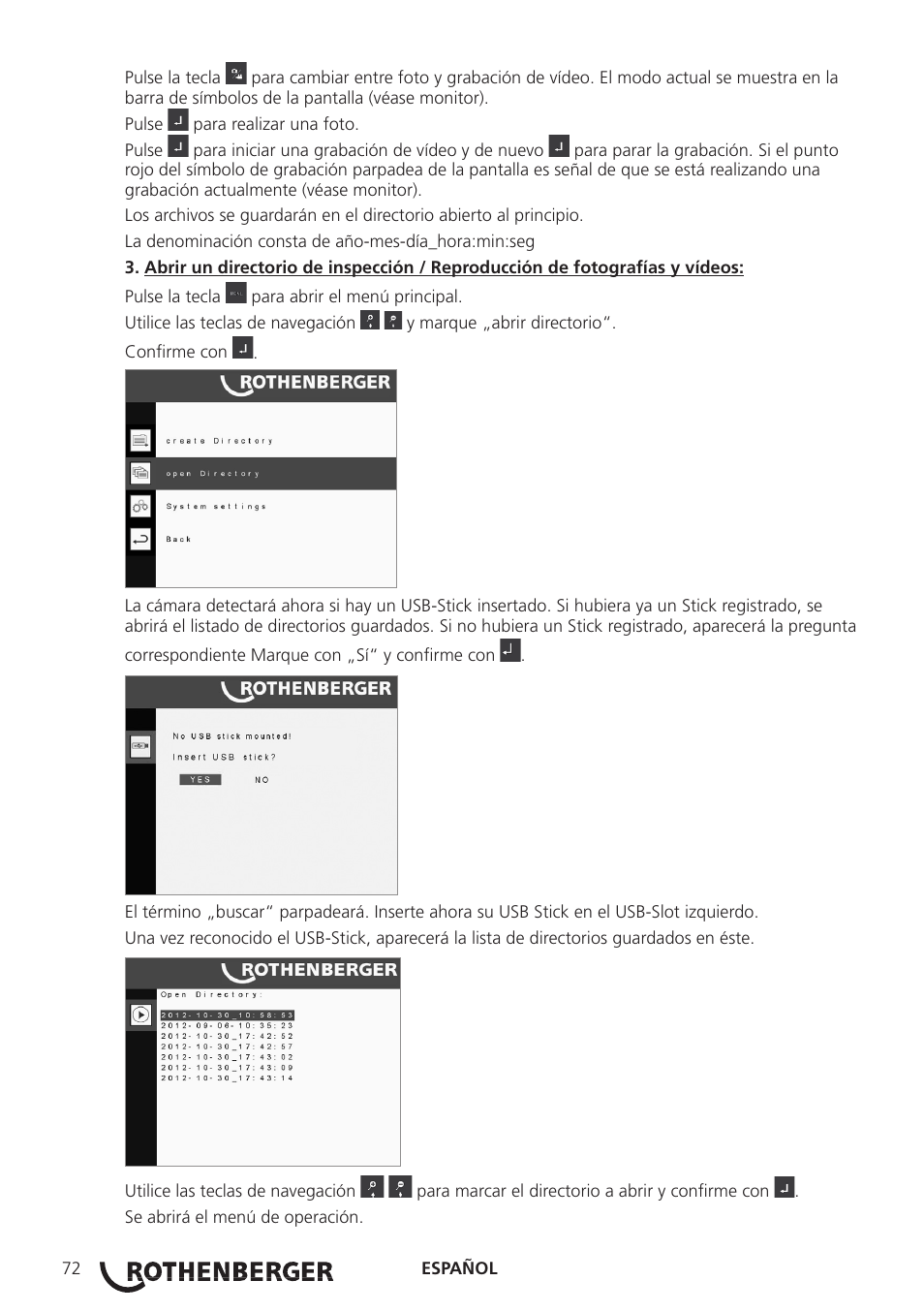 ROTHENBERGER ROCAM 3 Multimedia User Manual | Page 74 / 360