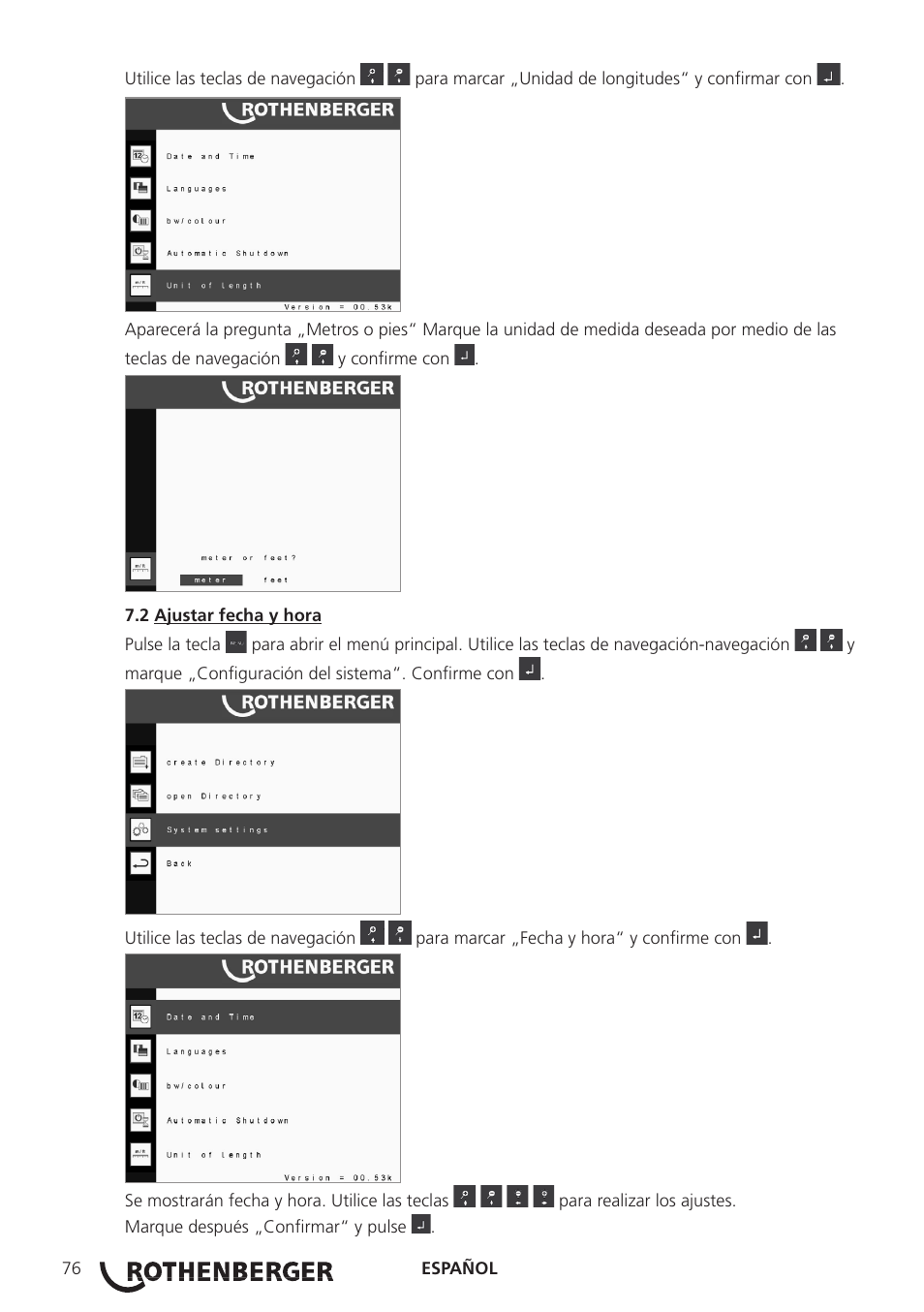 ROTHENBERGER ROCAM 3 Multimedia User Manual | Page 78 / 360