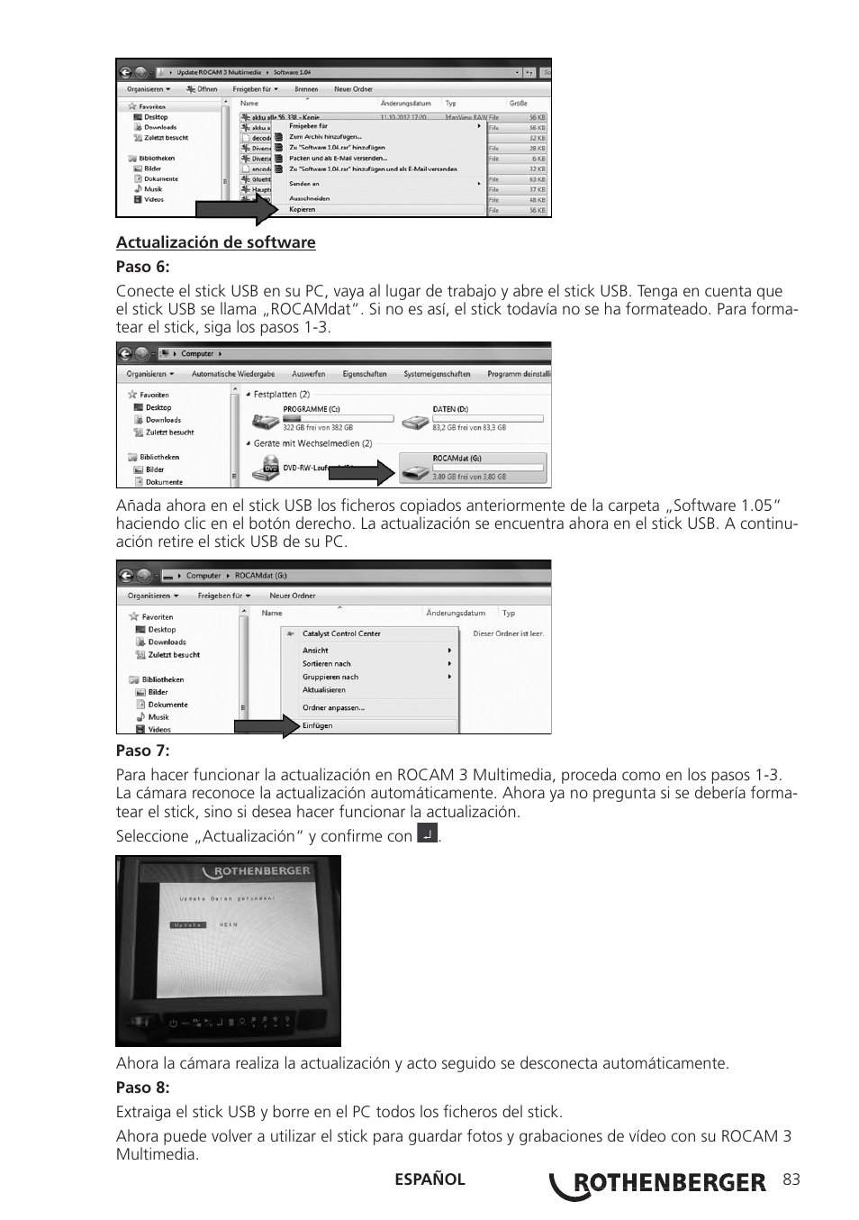 ROTHENBERGER ROCAM 3 Multimedia User Manual | Page 85 / 360