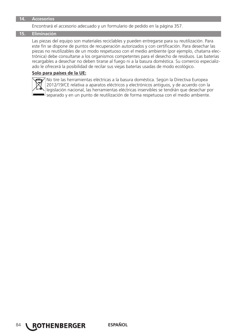 ROTHENBERGER ROCAM 3 Multimedia User Manual | Page 86 / 360