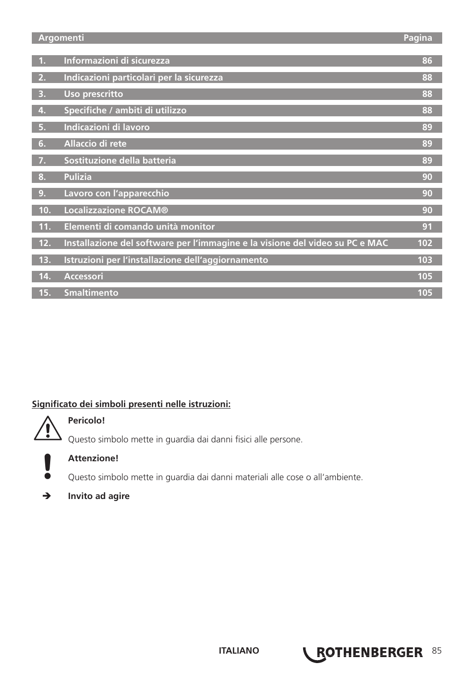 ROTHENBERGER ROCAM 3 Multimedia User Manual | Page 87 / 360