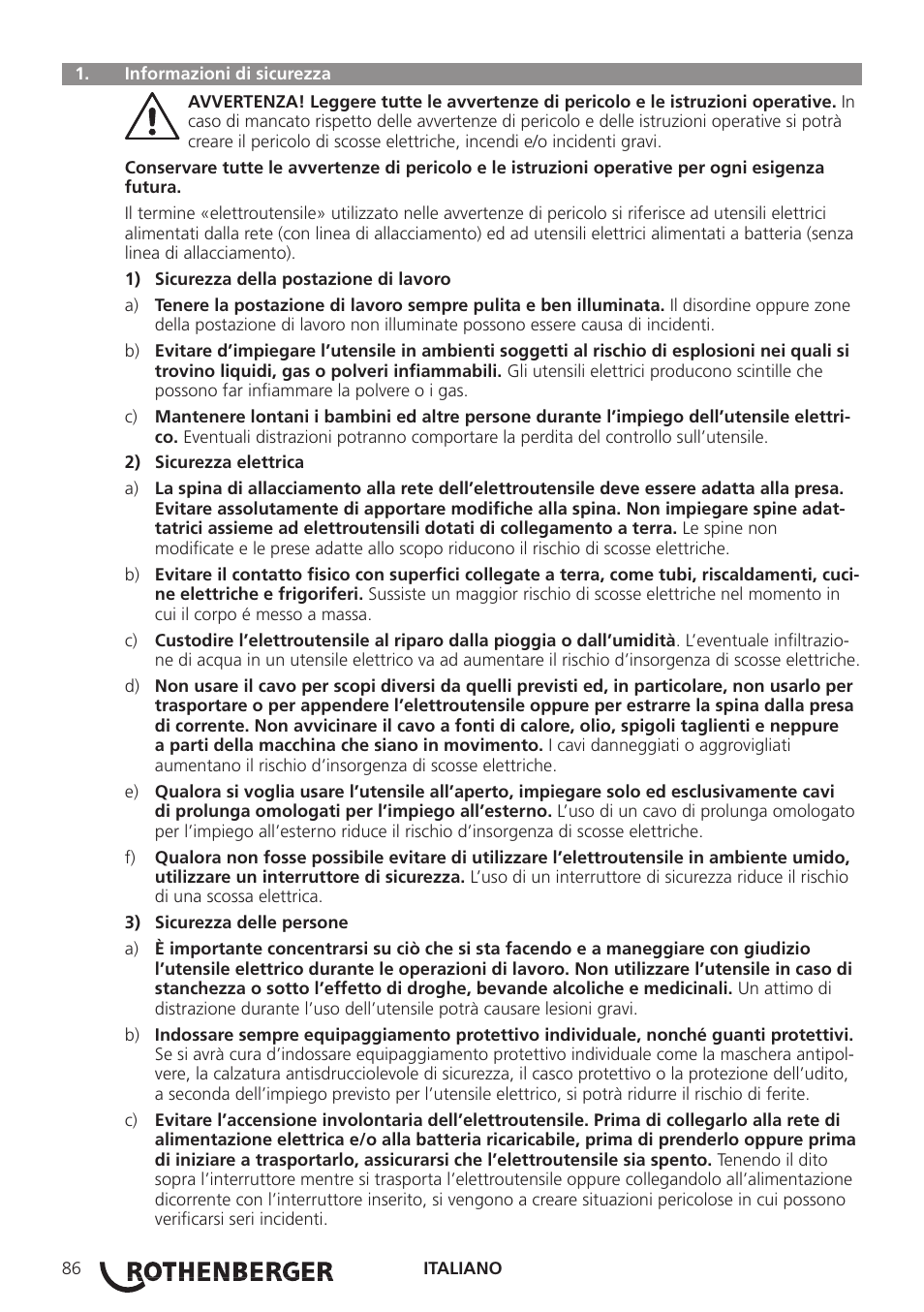 ROTHENBERGER ROCAM 3 Multimedia User Manual | Page 88 / 360