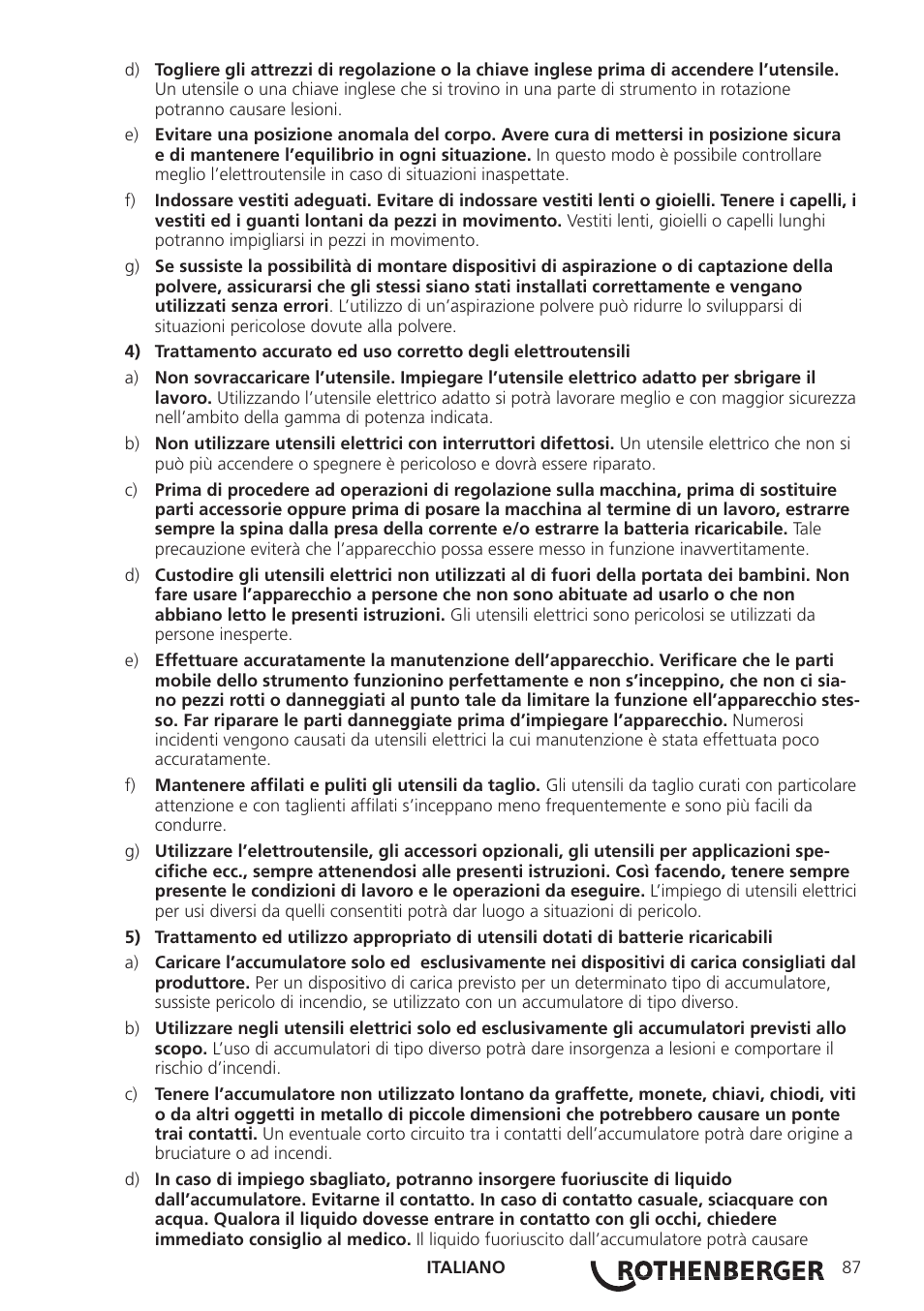 ROTHENBERGER ROCAM 3 Multimedia User Manual | Page 89 / 360
