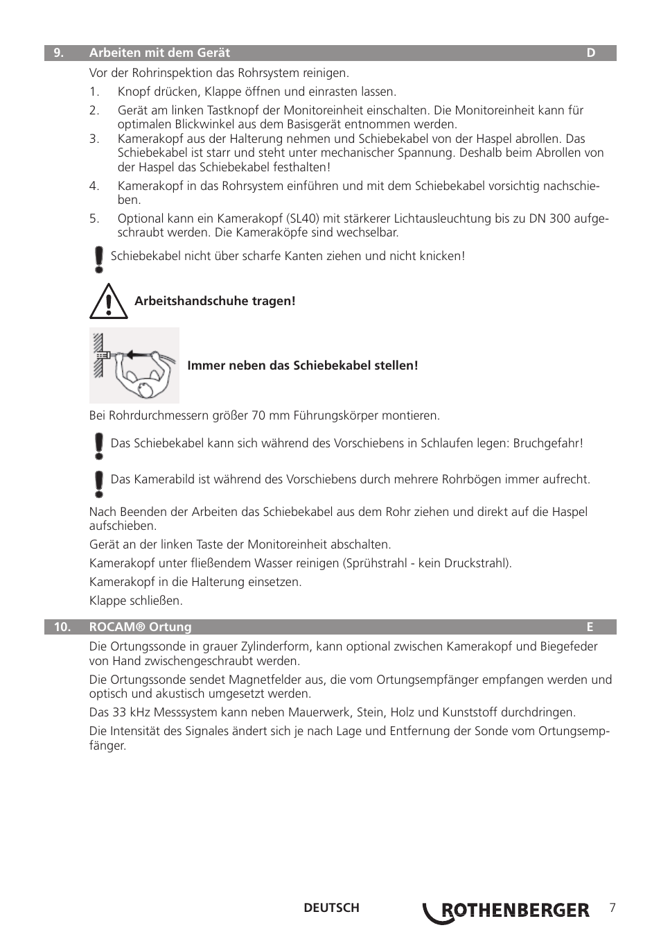 ROTHENBERGER ROCAM 3 Multimedia User Manual | Page 9 / 360